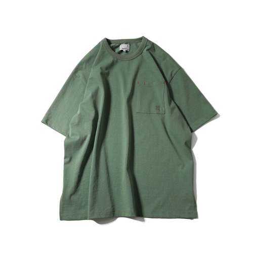 22SS Lawrence Short Sleeve Pocket T-shirt Forest Green