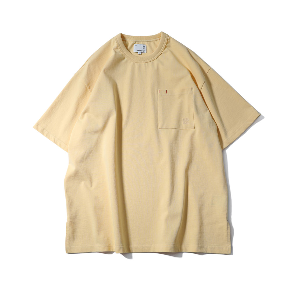22SS Lawrence Short Sleeve Pocket T-shirt Yellow
